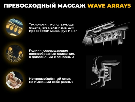 Ультра премиум массажное кресло D_Core 2 Крем Ультра премиум массажное кресло D_Core 2 Крем