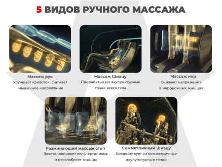 Ультра премиум массажное кресло D_Core 2 Крем Ультра премиум массажное кресло D_Core 2 Крем