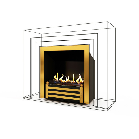 Встраиваемый биокамин Firezo D'elite 1800 Встраиваемый биокамин Firezo D'elite 1800